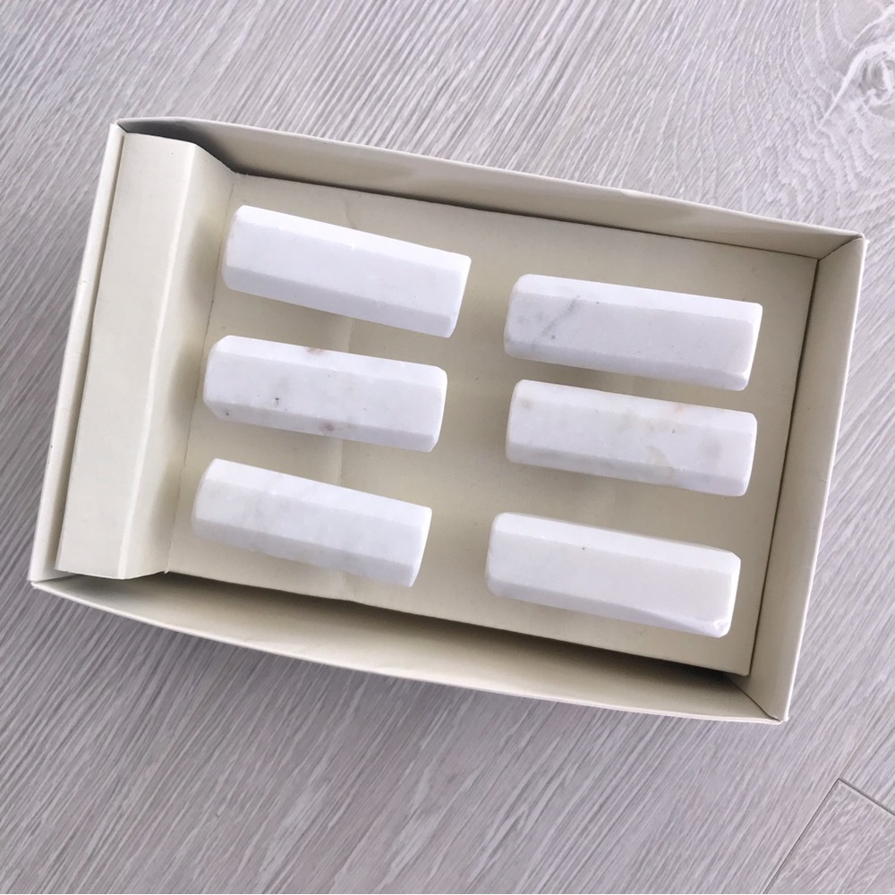 Marble Drawer Pulls - Set of 6